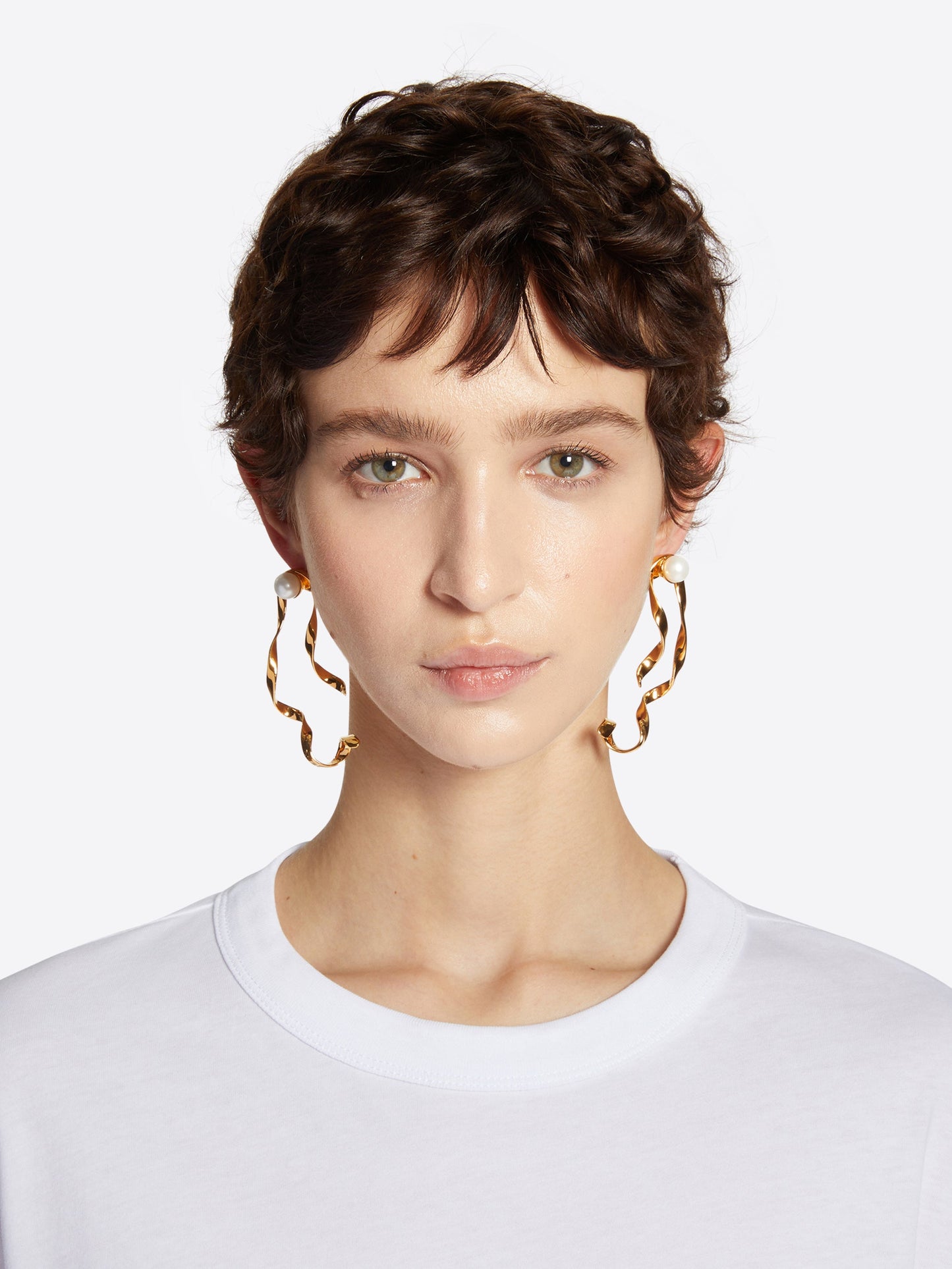 Wave Stud Earrings