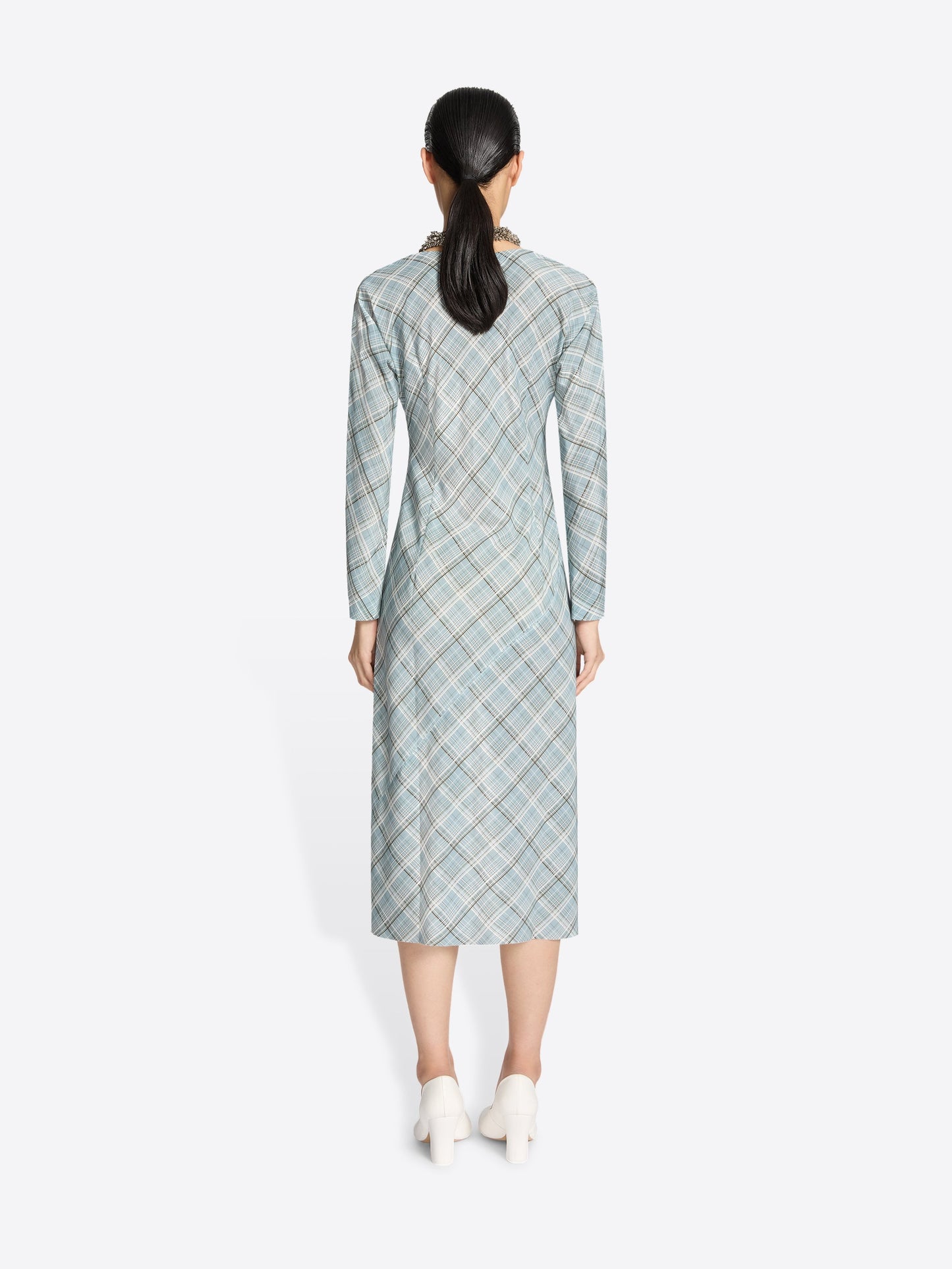 Waisted Silk Dress