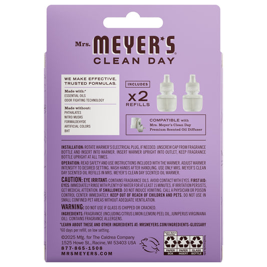 Mrs. Meyer's Compassion Flower 2-Pack Plug-In Scented Oil Refills