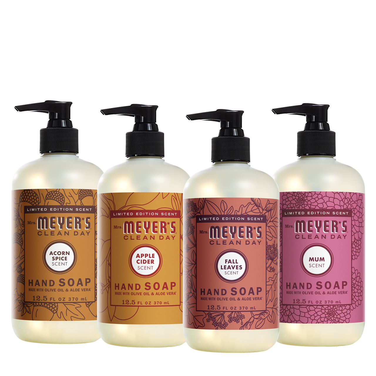 Mrs. Meyer's Fall Seasonal Liquid Hand Soap Collection