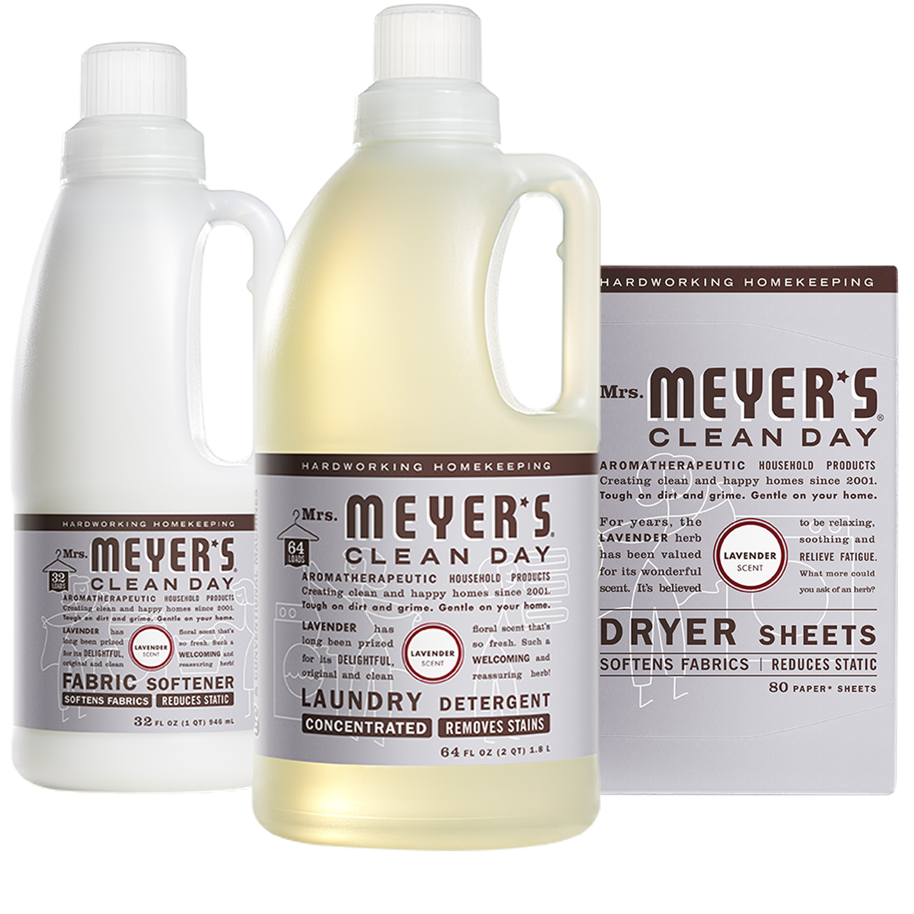 Mrs. Meyer's Lavender Laundry Care Set