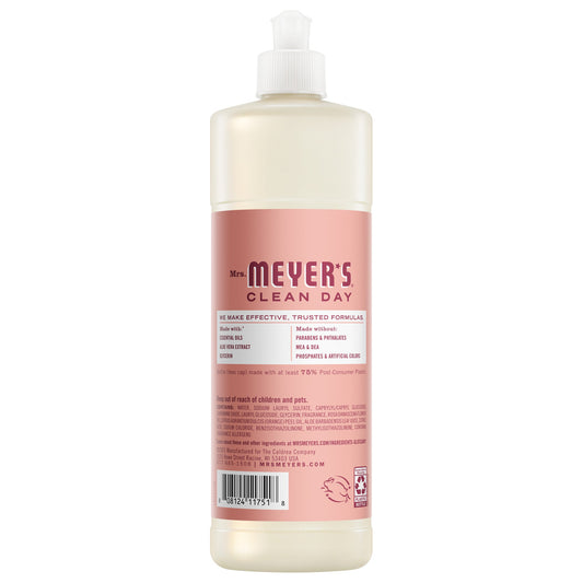 Mrs. Meyer's Rose 3-Count Liquid Dish Soap Bundle