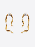 Wave Stud Earrings