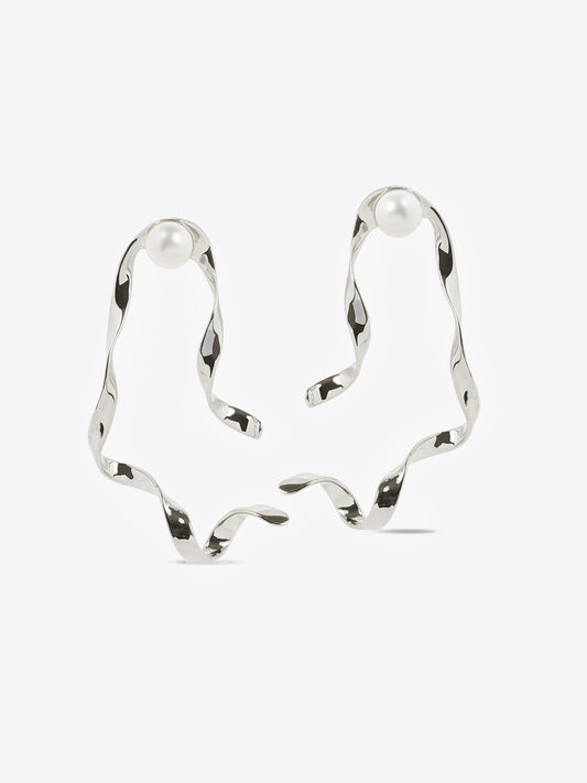 Wave Stud Earrings