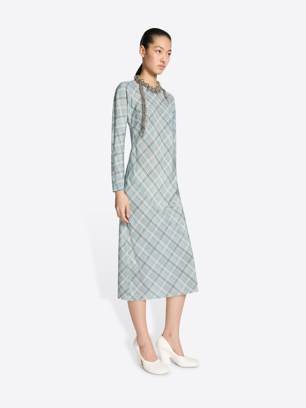 Waisted Silk Dress