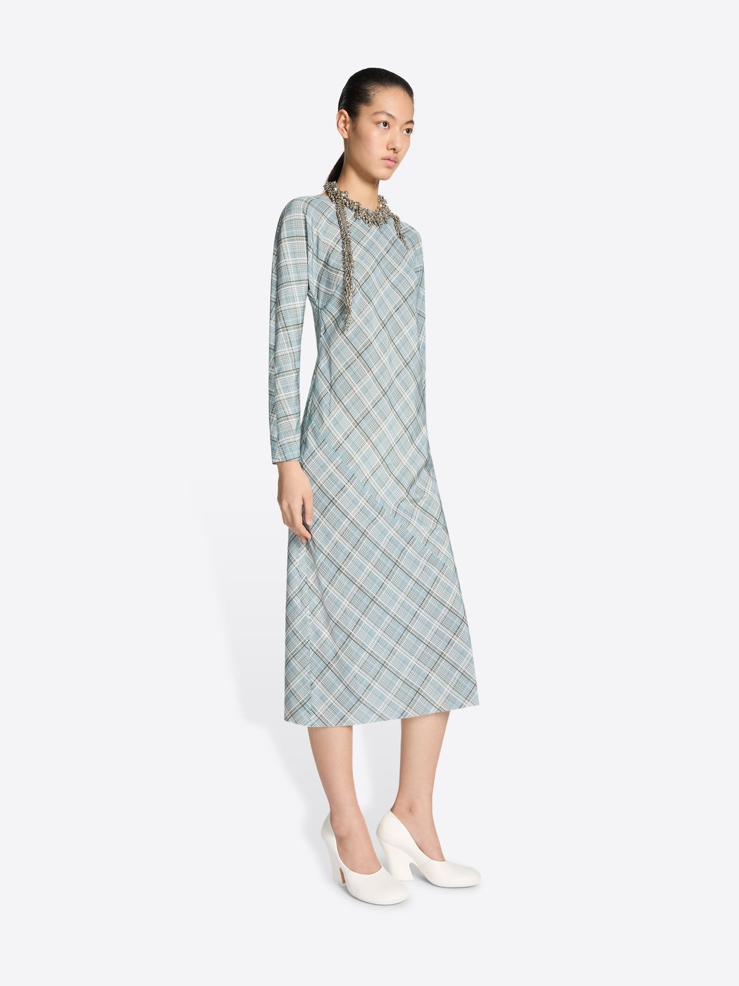 Waisted Silk Dress