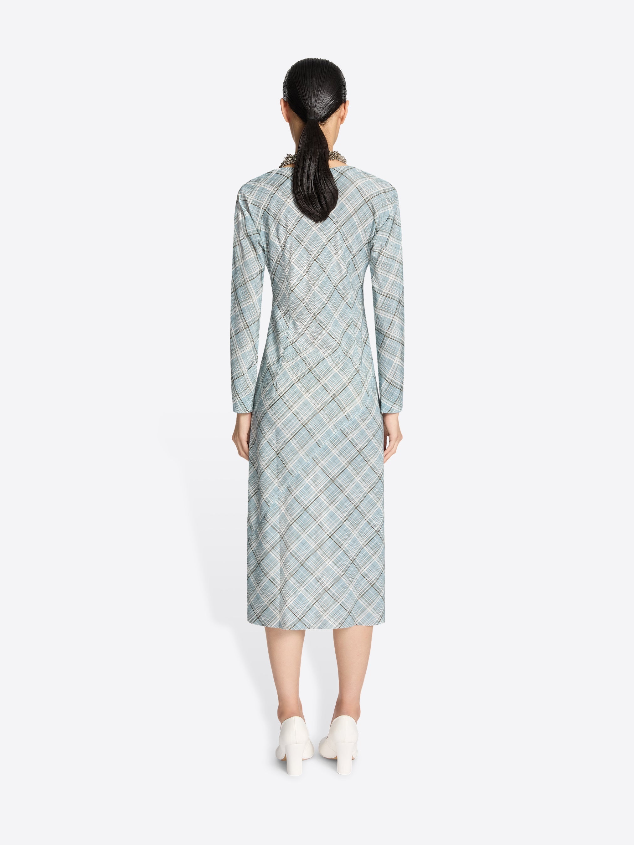 Waisted Silk Dress