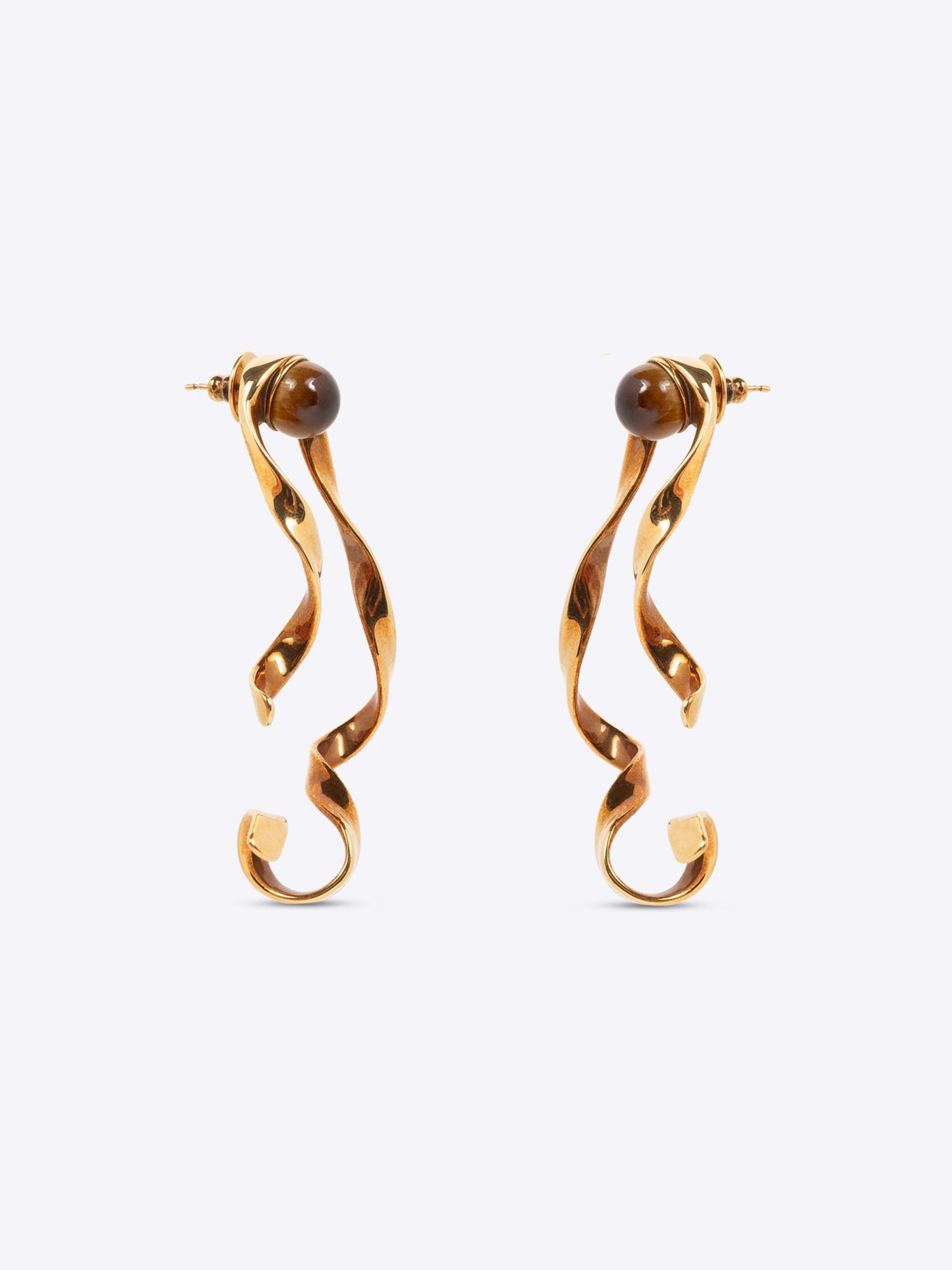Wave Stud Earrings