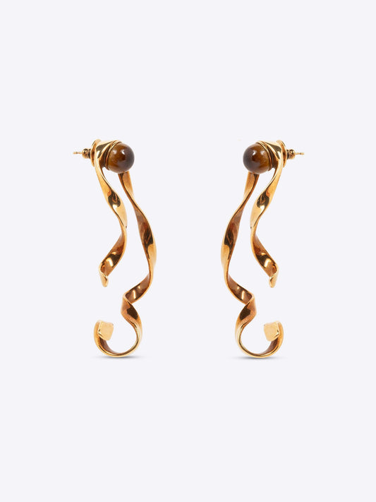Wave Stud Earrings
