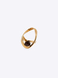 Waved Jewel Ring