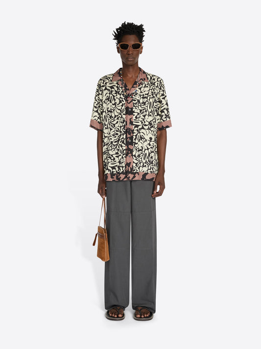 Wide Cotton Poplin Pants