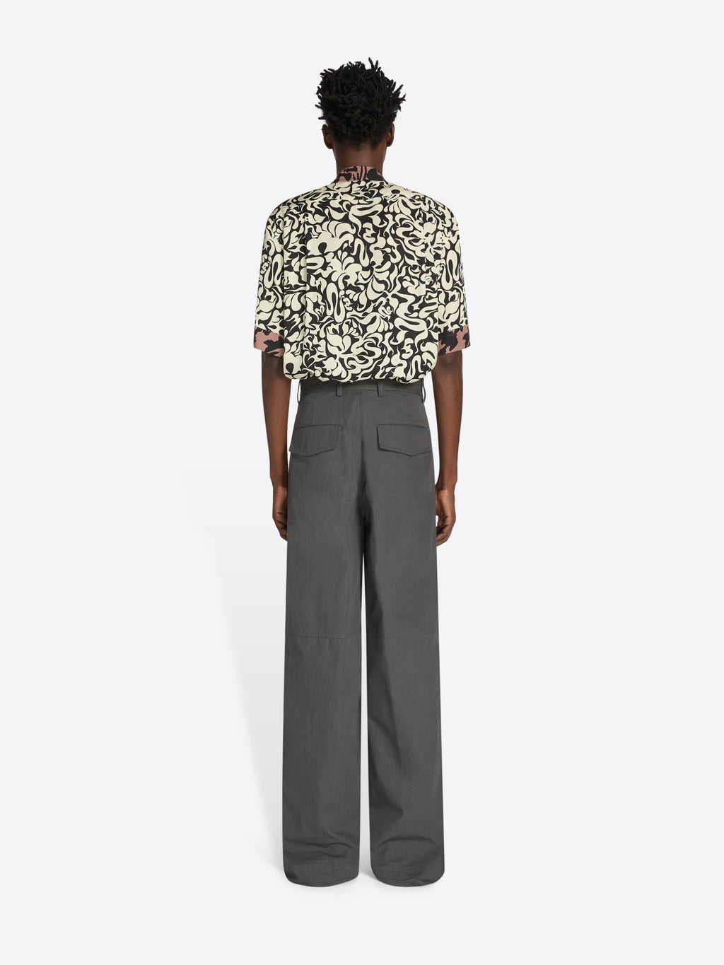 Wide Cotton Poplin Pants