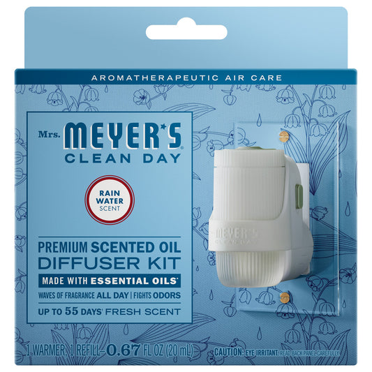 Mrs. Meyer's Rain Water Plug-In Oil Warmer with Scented Refill