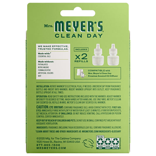 Mrs. Meyer's Iowa Pine 2-Pack Plug-In Scented Oil Refills