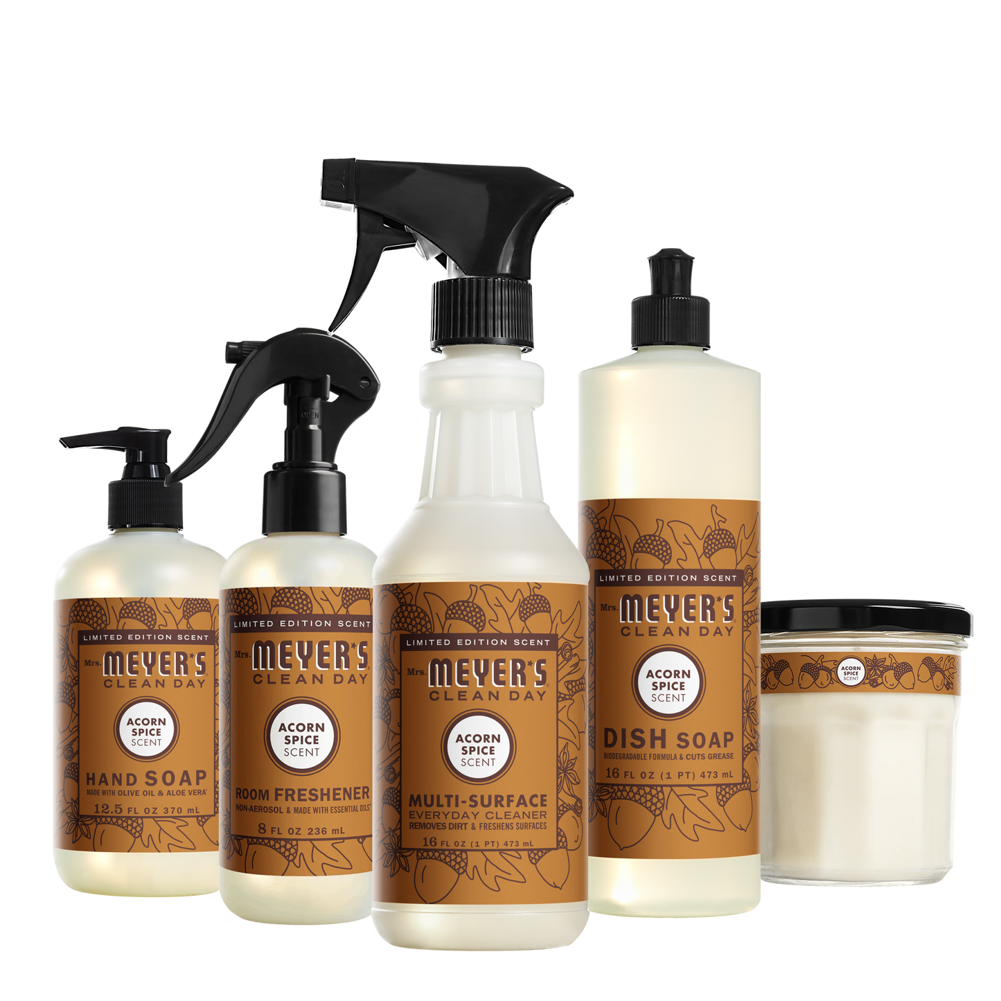 Mrs. Meyer's Acorn Spice Home Care Collection