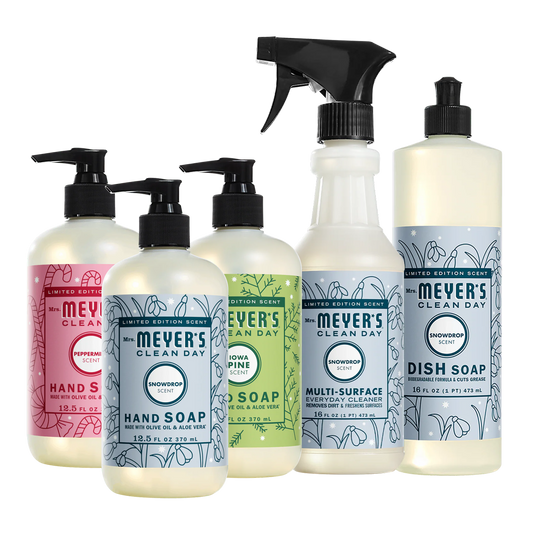 Mrs. Meyer's Holiday 5-Count Home Care Essentials Bundle