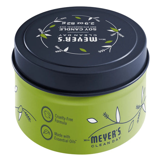 Mrs. Meyer's Lemon Verbena Garden-Scented Tin Candle