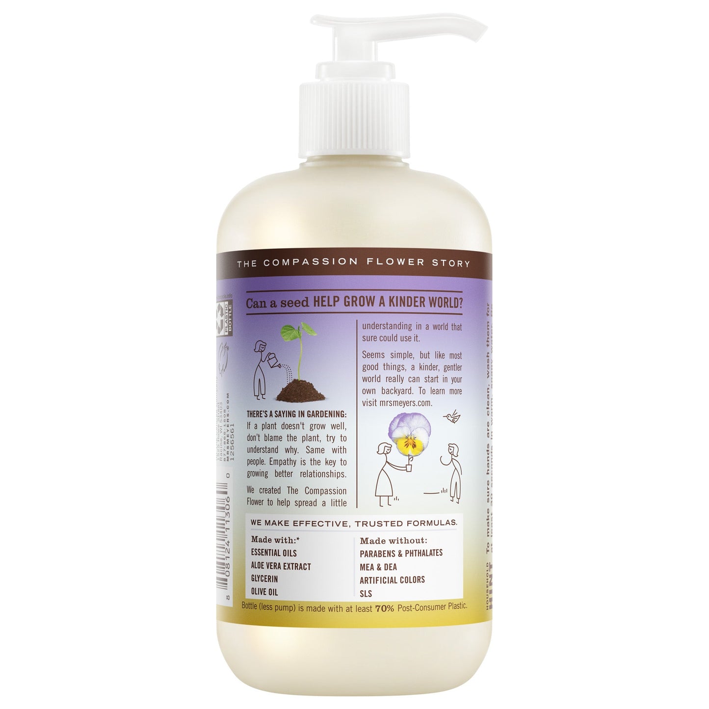 Mrs. Meyer's Compassion Flower Garden-Scented Liquid Hand Soap