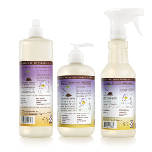 Mrs. Meyer's Compassion Flower Essential Kitchen Cleaning Set