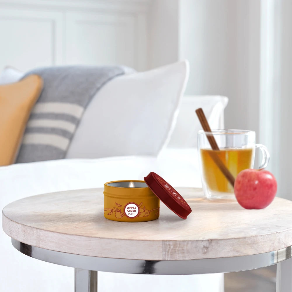 Mrs. Meyer's Apple Cider Garden-Scented Tin Candle