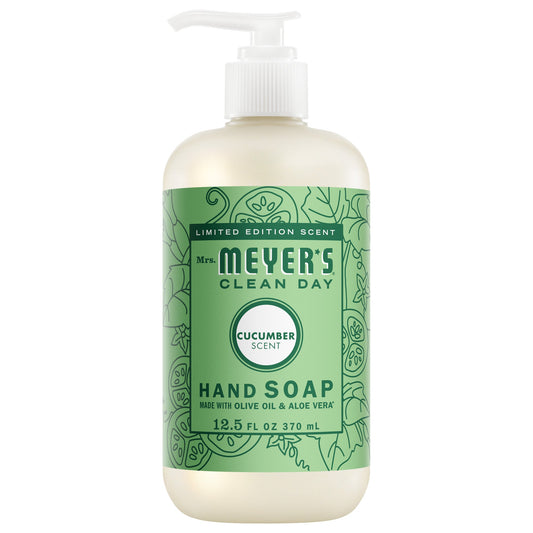 Mrs. Meyer's Cucumber Garden-Scented Liquid Hand Soap