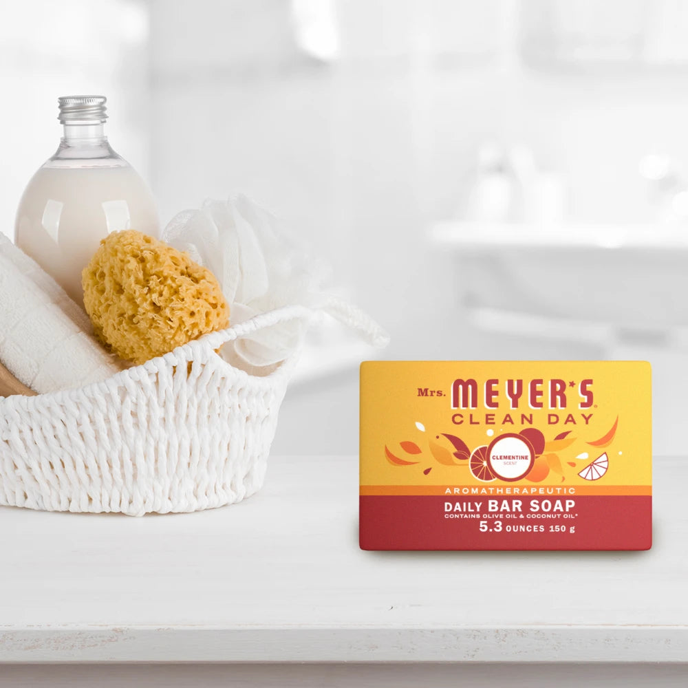Mrs. Meyer's Clementine Everyday Bar Soap
