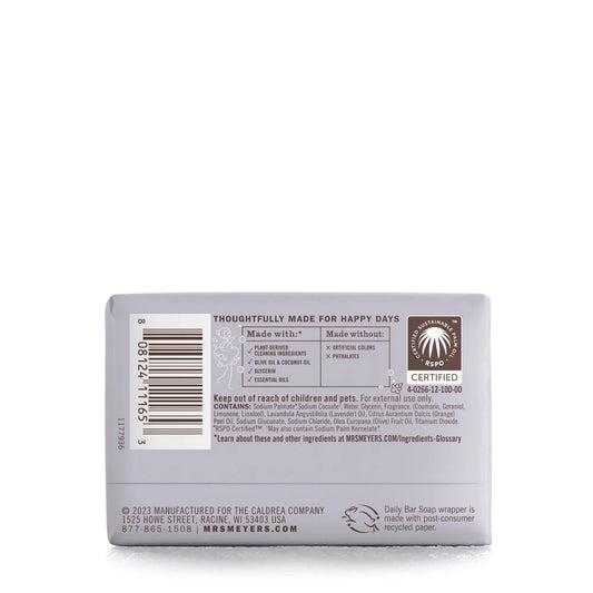 Mrs. Meyer's Lavender Everyday Bar Soap