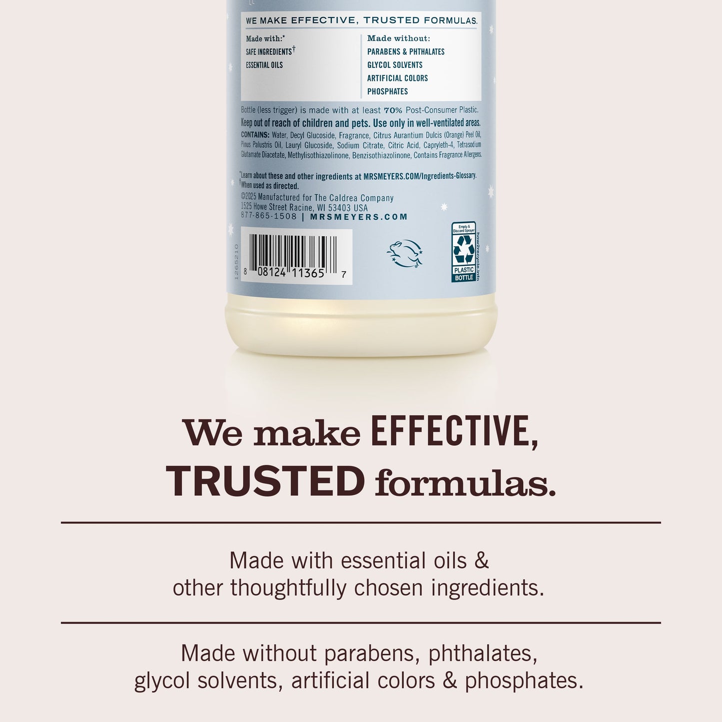 Mrs. Meyer's Snowdrop Everyday Multi-Surface Cleaning Spray