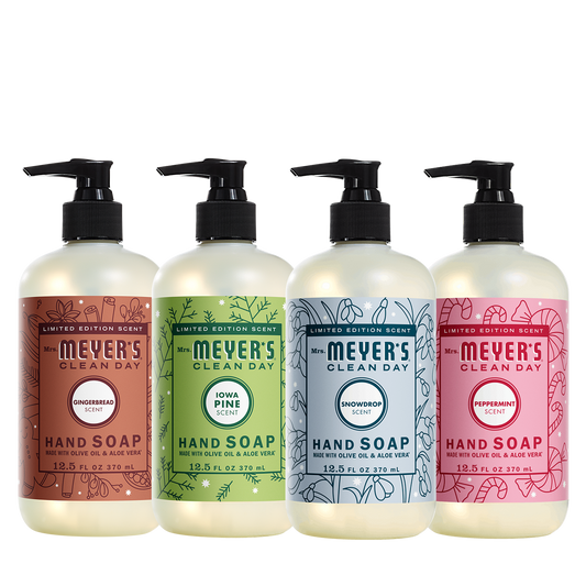 Mrs. Meyer's Holiday Seasonal Liquid Hand Soap Collection