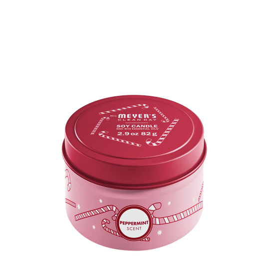 Mrs. Meyer's Peppermint Garden-Scented Tin Candle