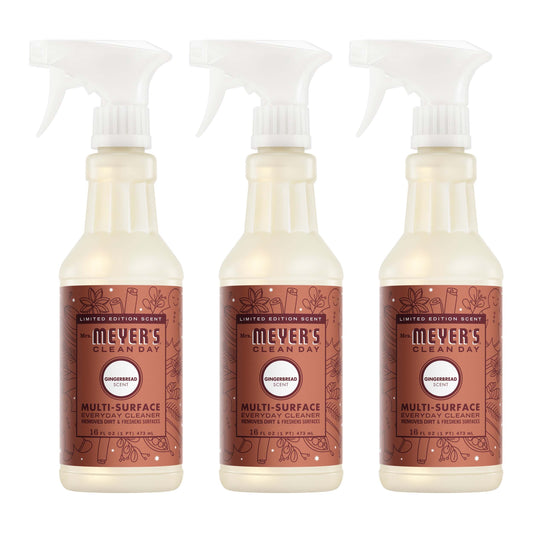 Mrs. Meyer's Gingerbread 3-Count Everyday Multi-Surface Cleaner Bundle