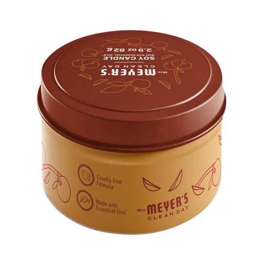 Mrs. Meyer's Apple Cider Garden-Scented Tin Candle
