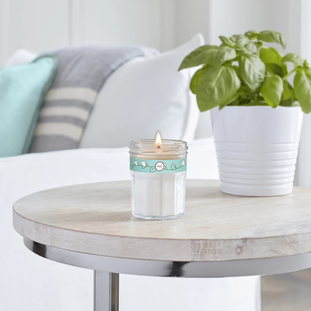 Mrs. Meyer's Basil Small Scented Soy Candle