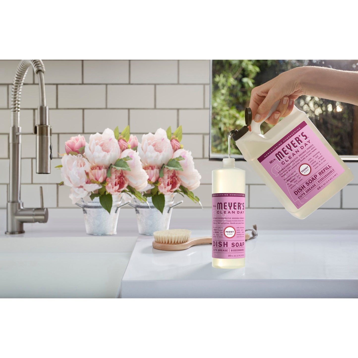 Mrs. Meyer's Peony Refill for Liquid Dish Soap