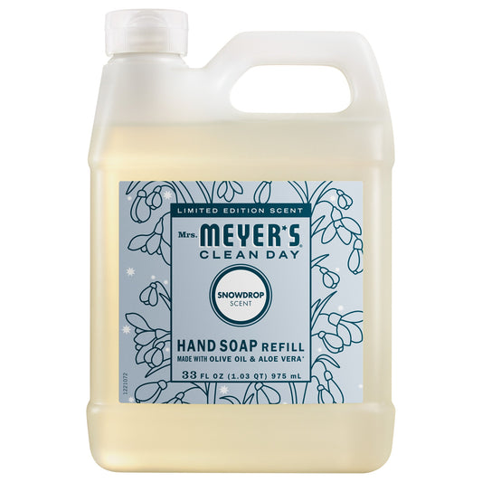 Mrs. Meyer's Snowdrop Refill for Liquid Hand Soap