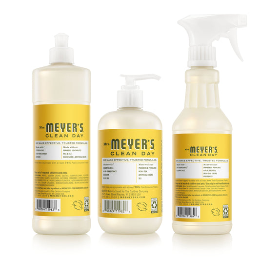 Mrs. Meyer's Dandelion Essential Kitchen Cleaning Set