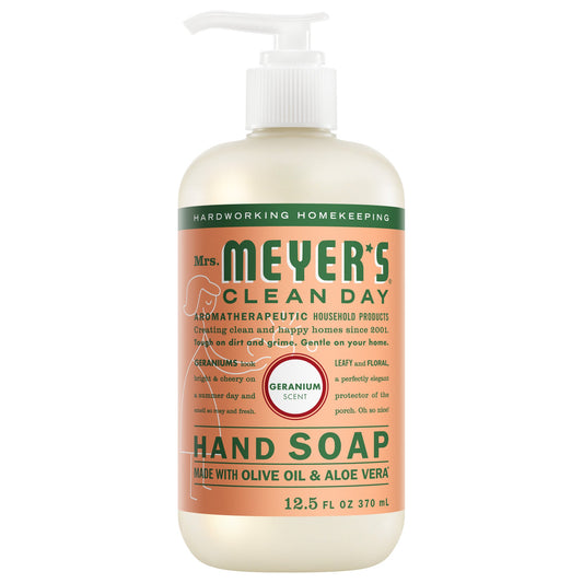 Mrs. Meyer's Geranium Garden-Scented Liquid Hand Soap