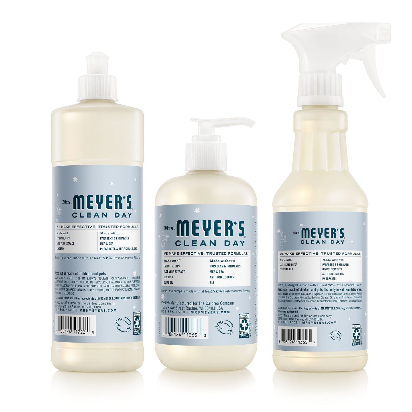 Mrs. Meyer's Snowdrop Essential Kitchen Cleaning Set