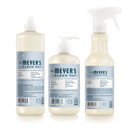 Mrs. Meyer's Snowdrop Essential Kitchen Cleaning Set