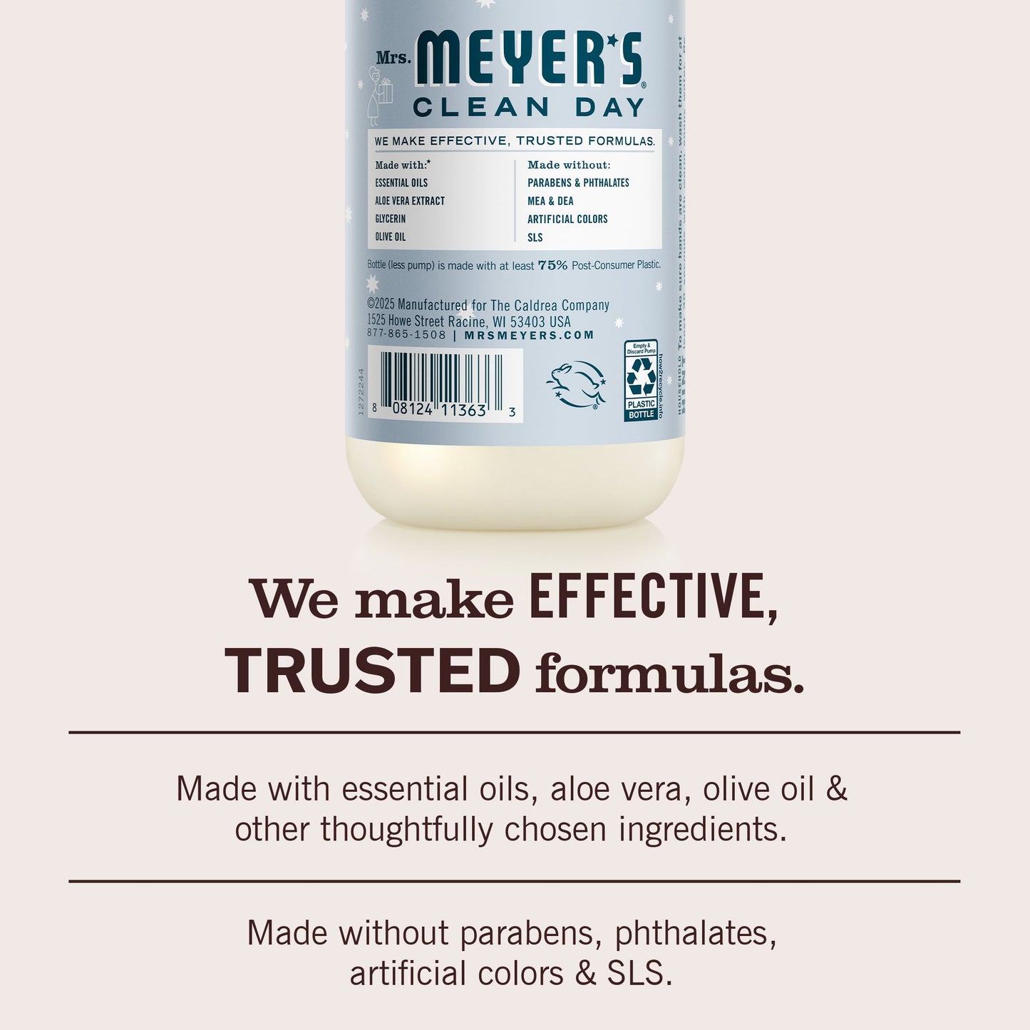 Mrs. Meyer's Snowdrop 3-Count Liquid Hand Soap Bundle